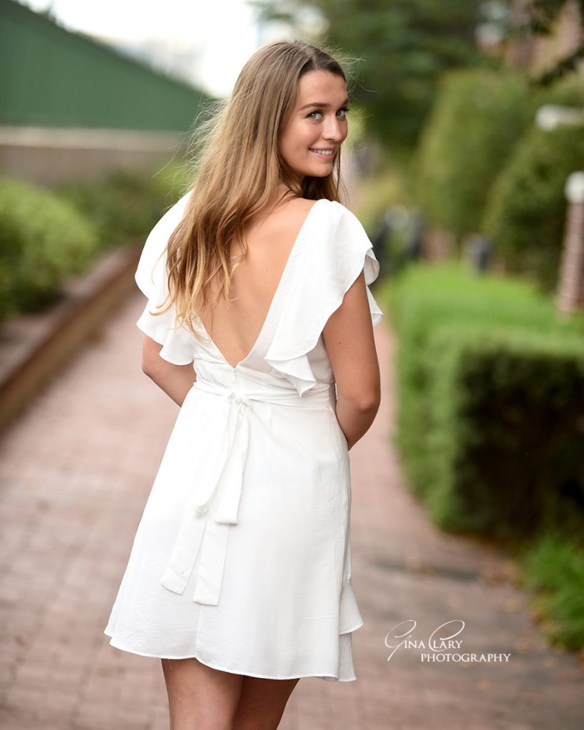 girl in white dress